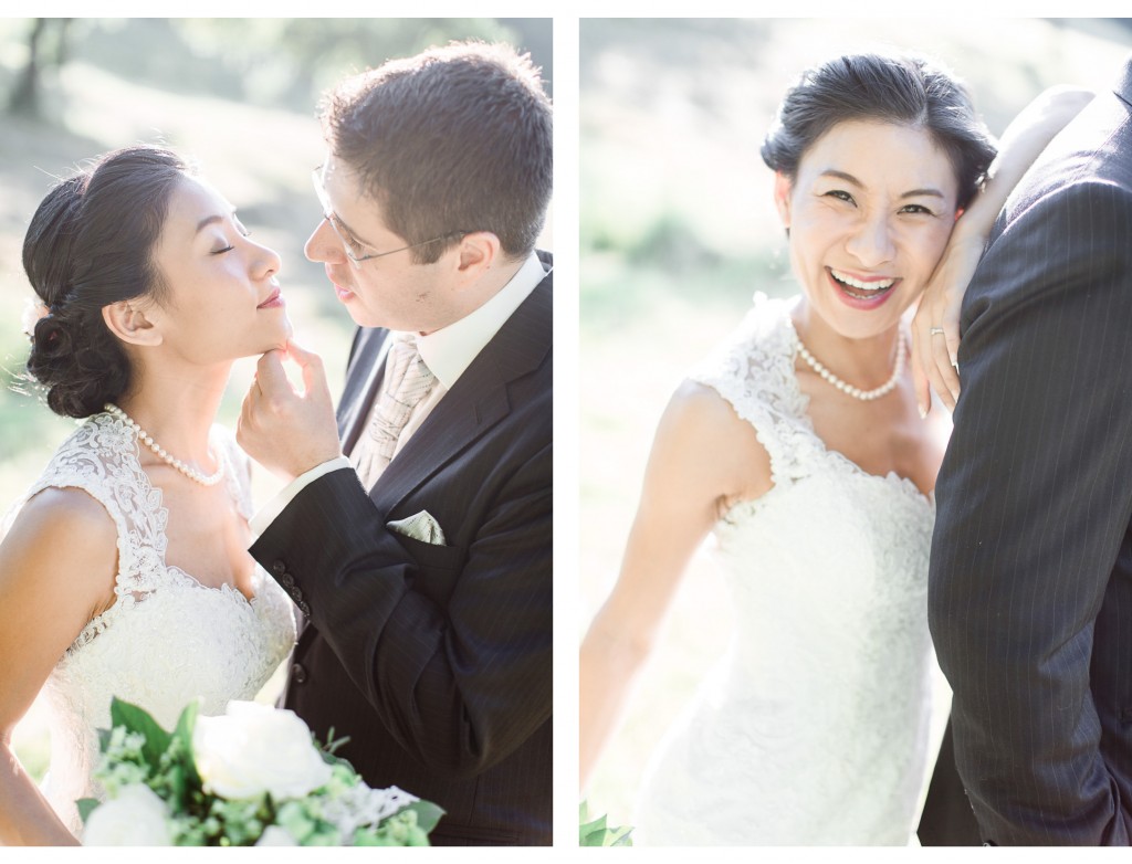 the bride is laughing - gorgeous! 